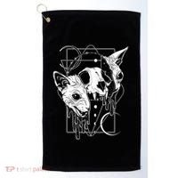 Cosmic Sphynx Golf Towel thumb 0