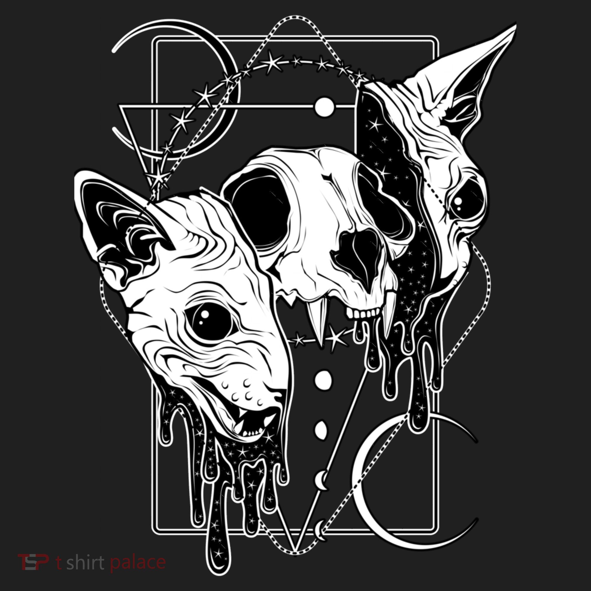 Cosmic Sphynx Golf Towel