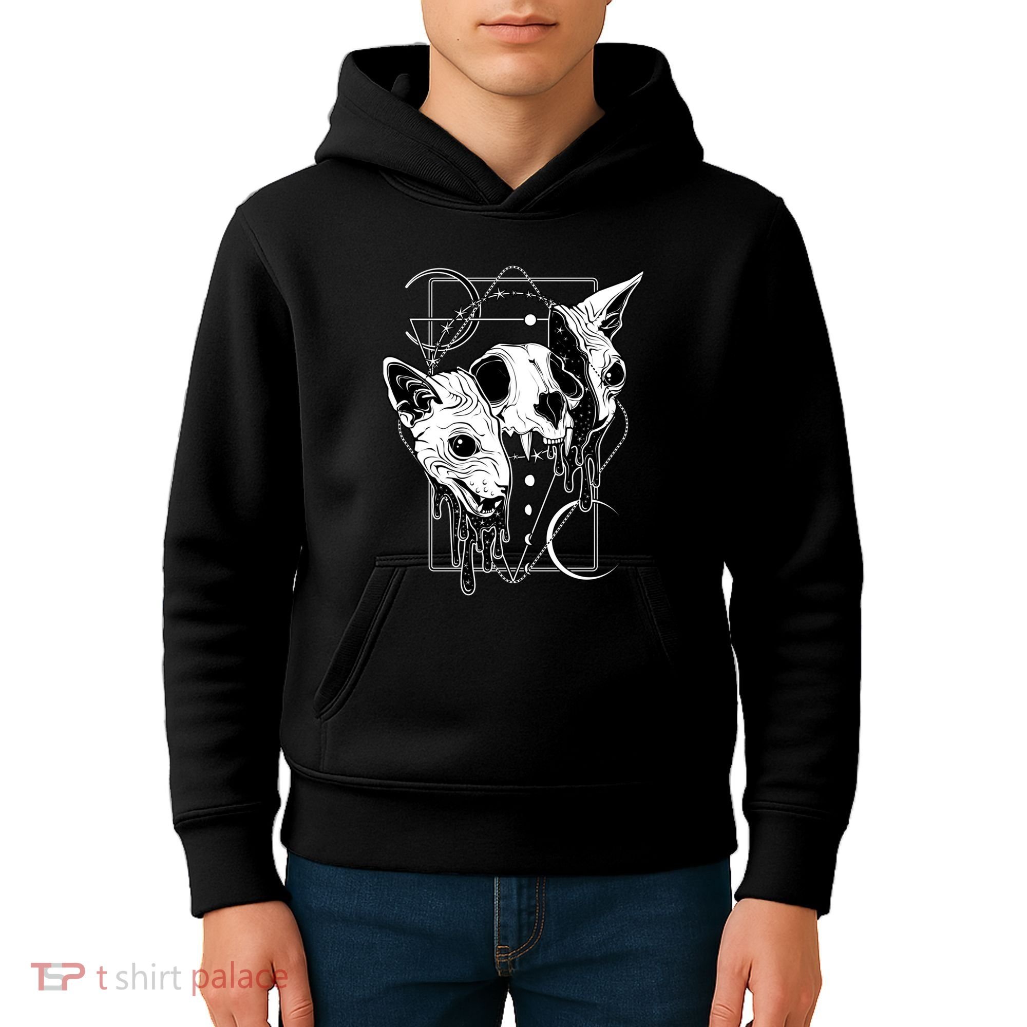 Cosmic Sphynx Kids Hoodie