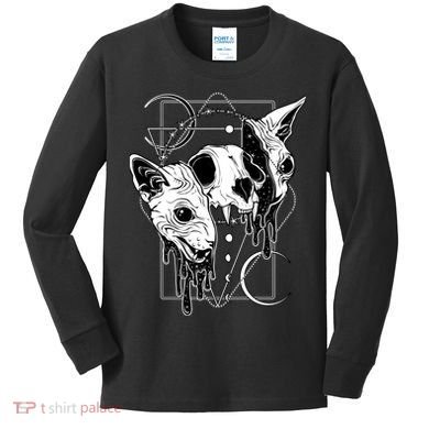 Cosmic Sphynx Kids Long Sleeve Shirt
