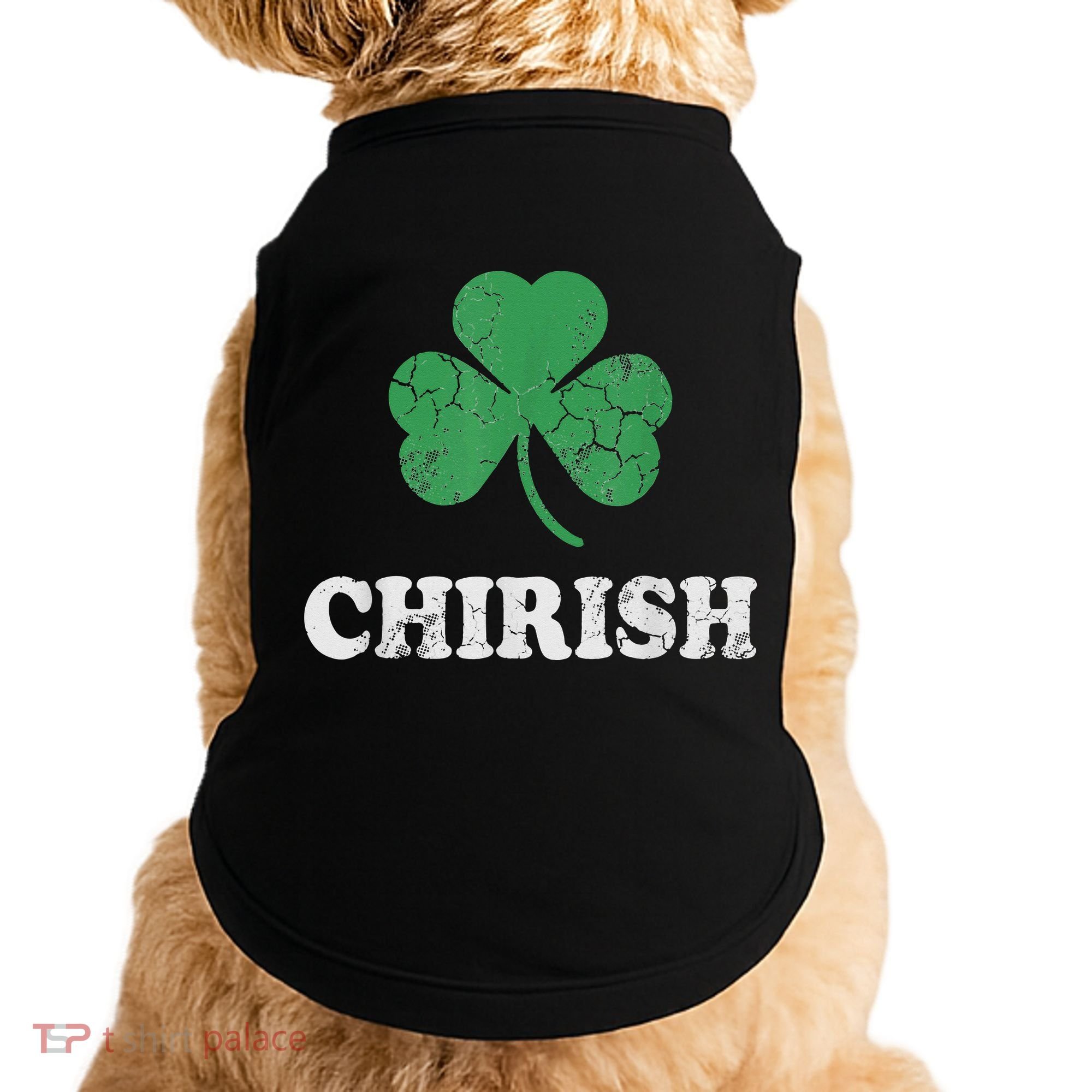 Chirish Shamrock Chicago Irish St Patricks Day Doggie Tank