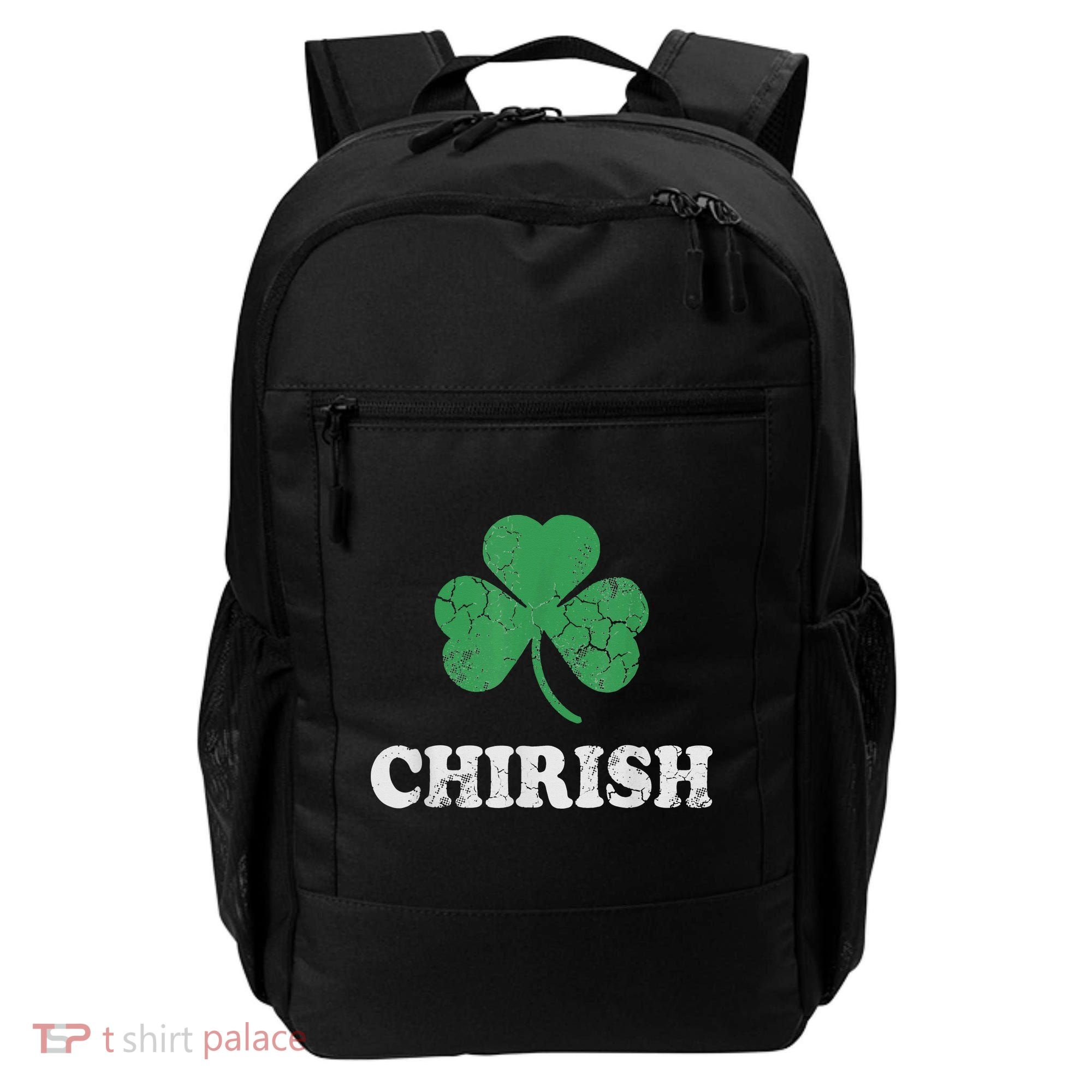 Chirish Shamrock Chicago Irish St Patricks Day Backpack