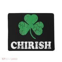 Chirish Shamrock Chicago Irish St Patricks Day Mousepad thumb 0