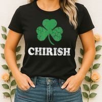 Chirish Shamrock Chicago Irish St Patricks Day Women's T-Shirt thumb 2