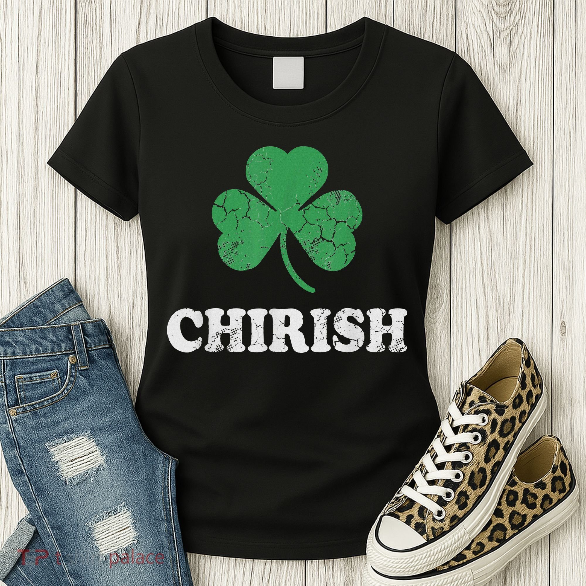 Chirish Shamrock Chicago Irish St Patricks Day Women's T-Shirt
