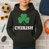 Chirish Shamrock Chicago Irish St Patricks Day Kids Hoodie thumb 2