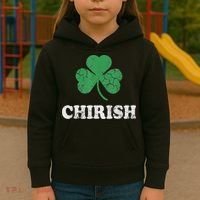 Chirish Shamrock Chicago Irish St Patricks Day Kids Hoodie thumb 3