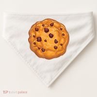 Cookie Shirt Chocolate Chip Cookie Costume Shirt USA-Made Doggie Bandana thumb 0