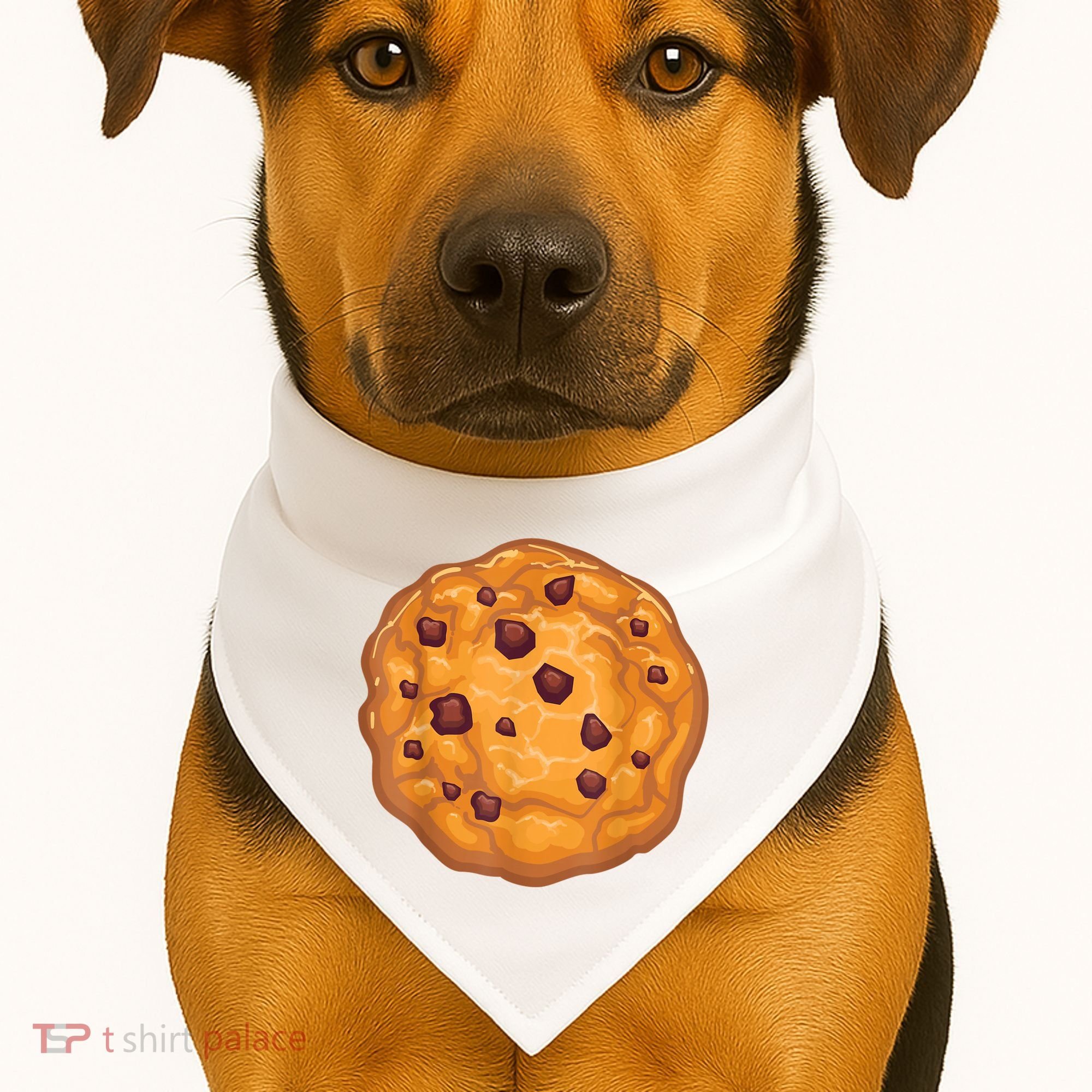 Cookie Shirt Chocolate Chip Cookie Costume Shirt USA-Made Doggie Bandana