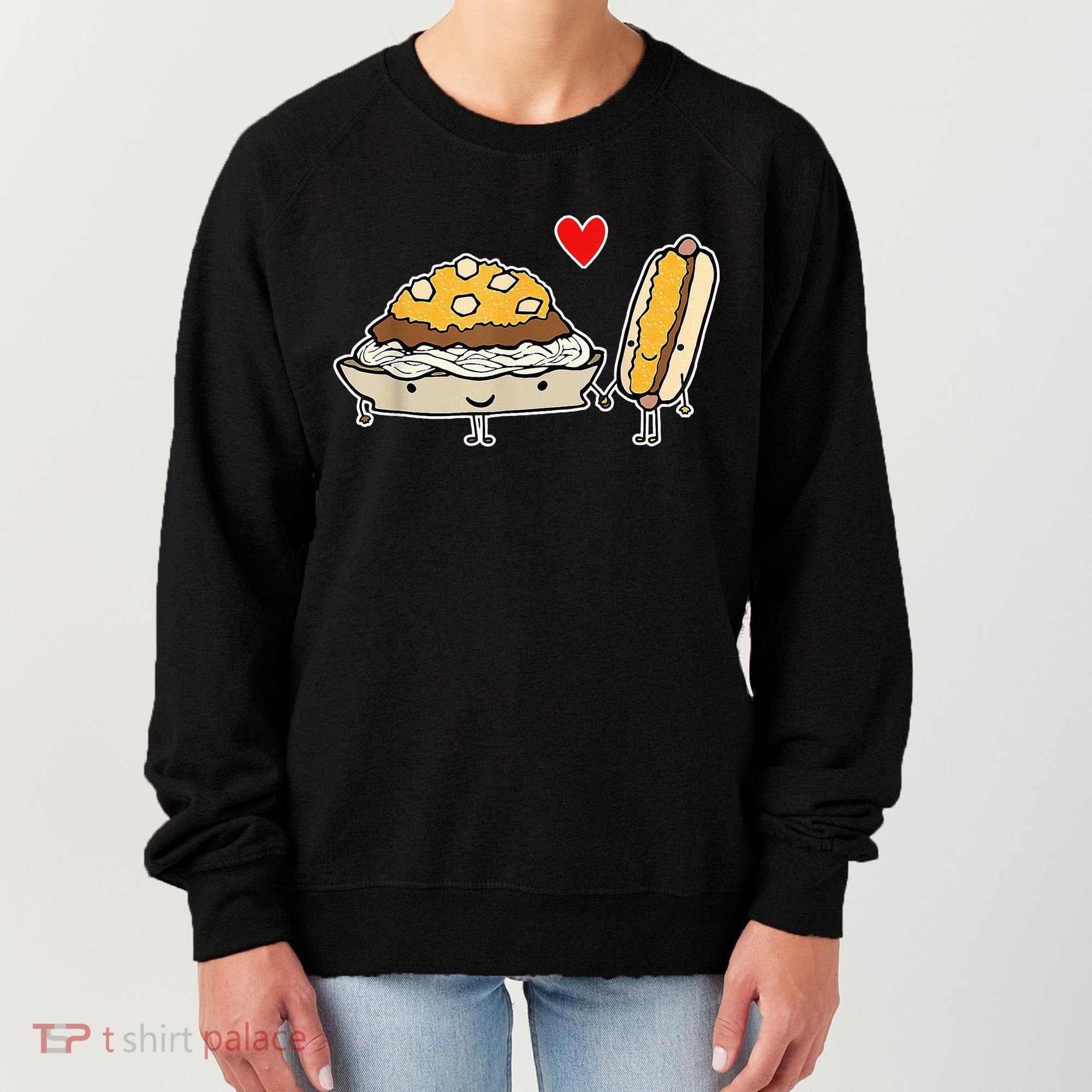 Cincinnati Style Chili 3 Way And Cheese Coney Women's Sweatshirt