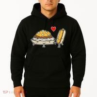 Cincinnati Style Chili 3 Way And Cheese Coney Hoodie thumb 2