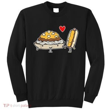 Cincinnati Style Chili 3 Way And Cheese Coney Sweatshirt