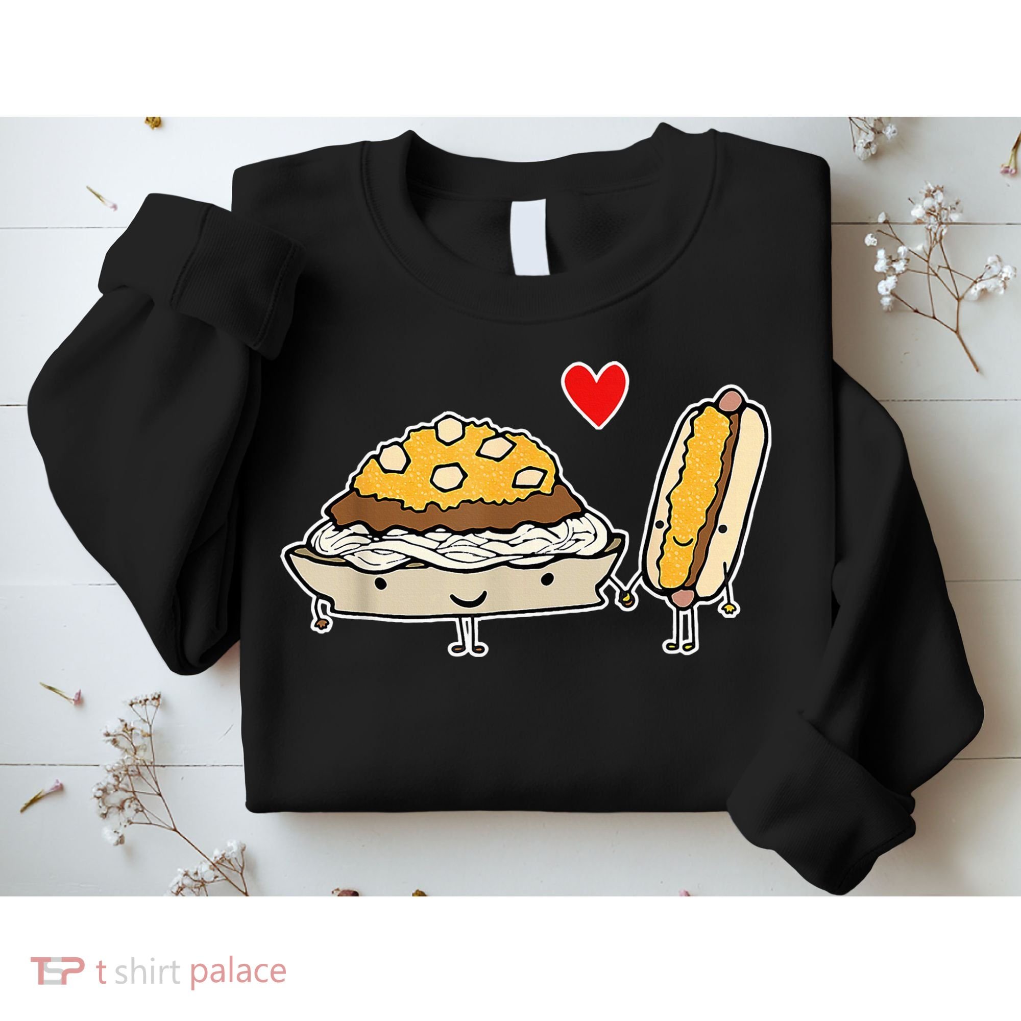 Cincinnati Style Chili 3 Way And Cheese Coney Sweatshirt