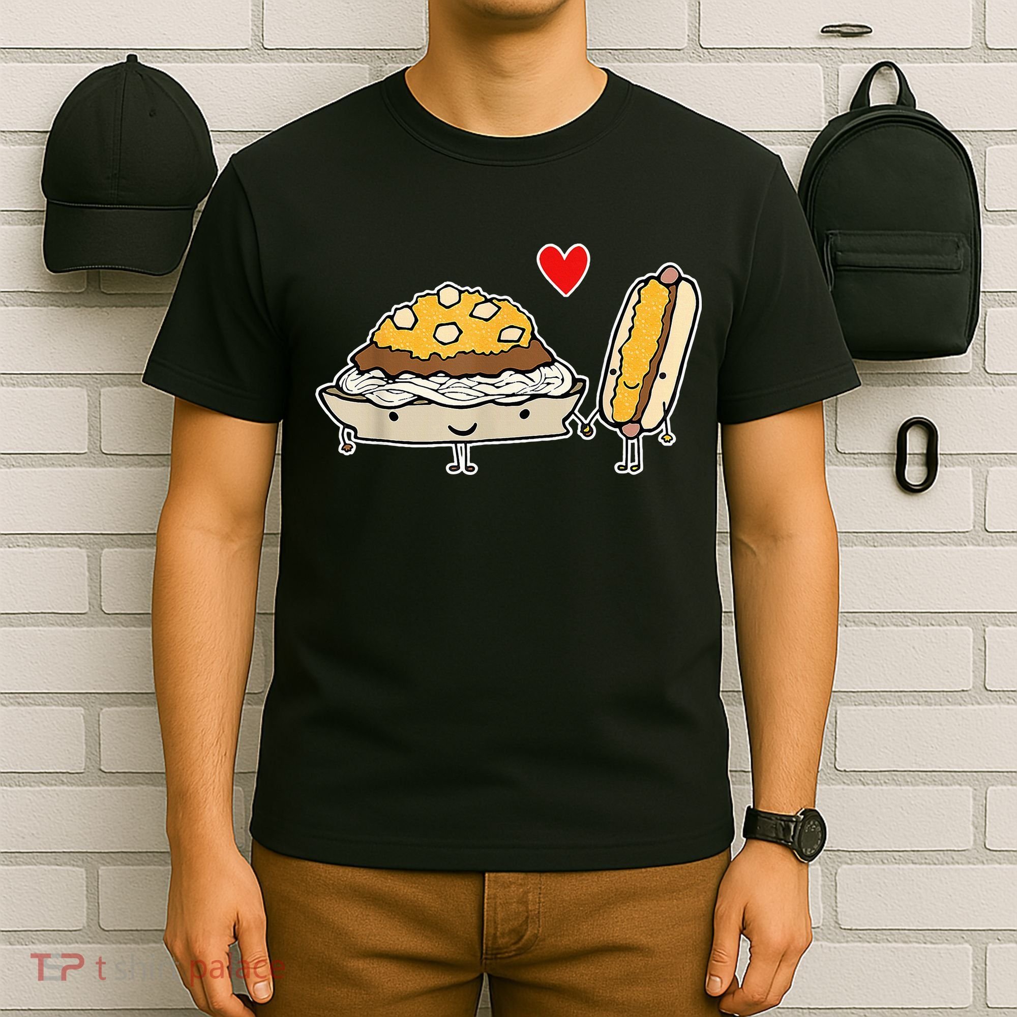 Cincinnati Style Chili 3 Way And Cheese Coney T-Shirt
