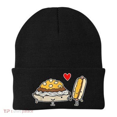 Cincinnati Style Chili 3 Way And Cheese Coney Beanie