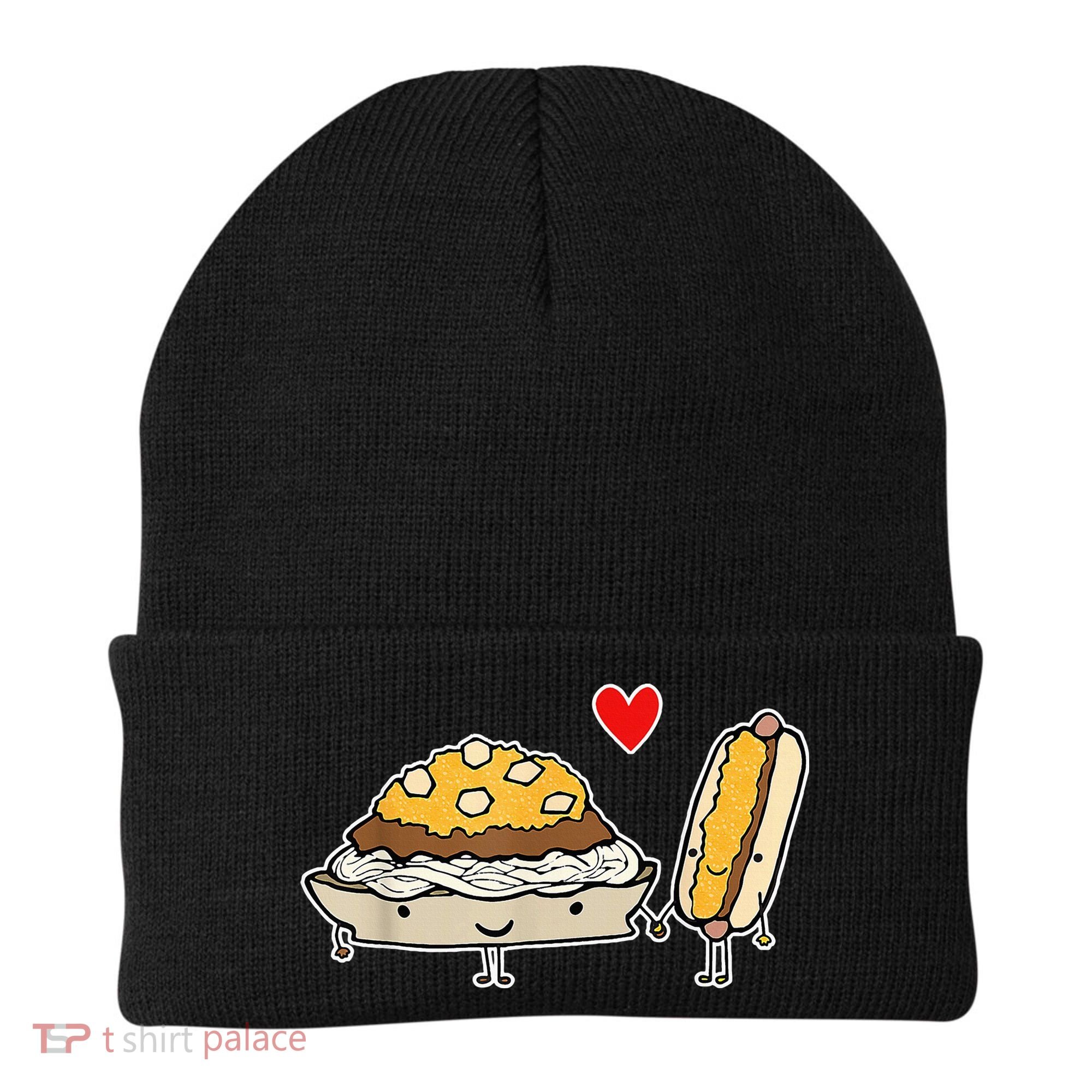 Cincinnati Style Chili 3 Way And Cheese Coney Beanie