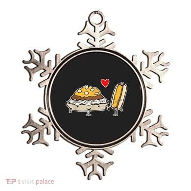 Cincinnati Style Chili 3 Way And Cheese Coney Ornament