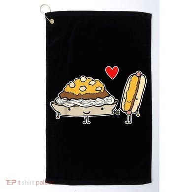 Cincinnati Style Chili 3 Way And Cheese Coney Golf Towel
