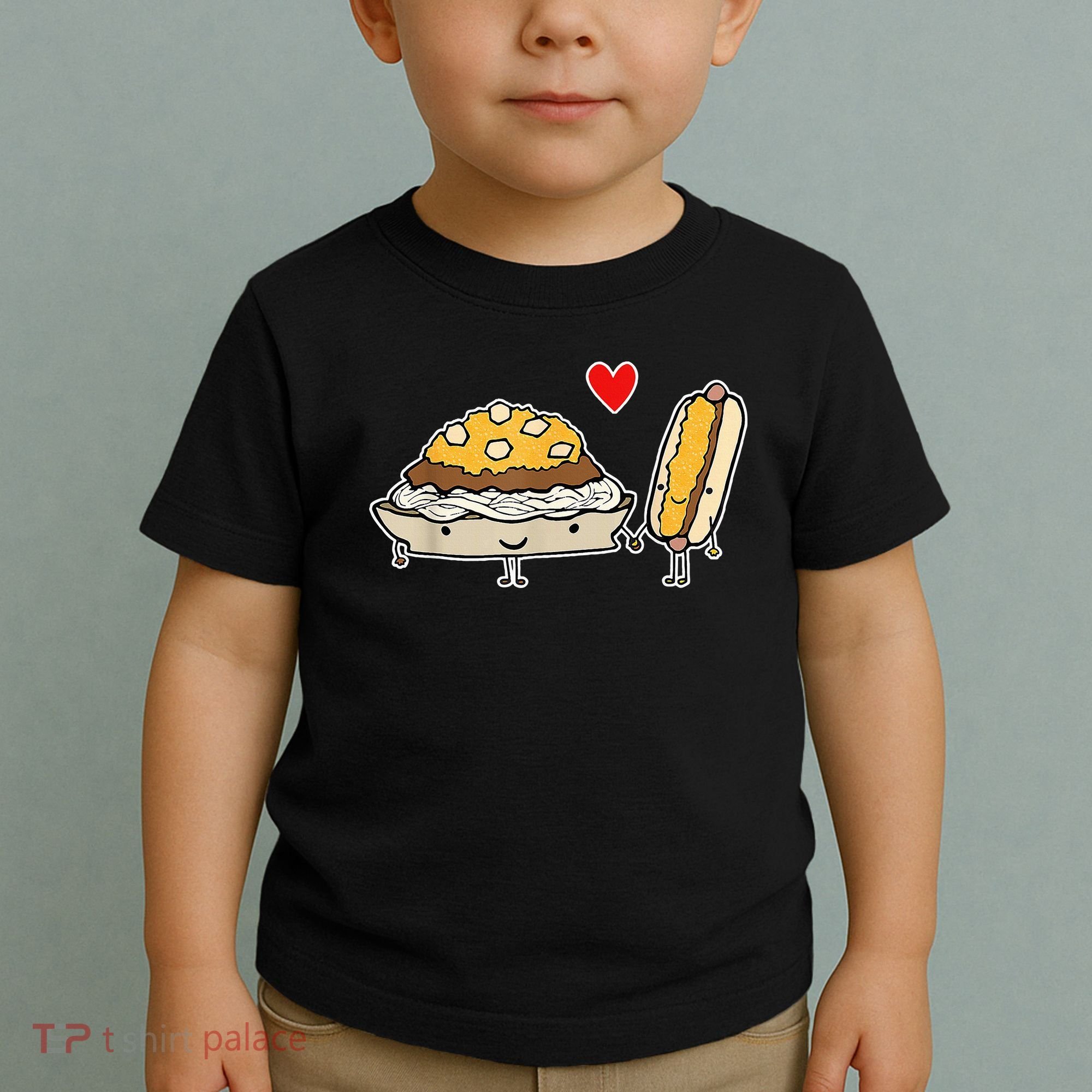 Cincinnati Style Chili 3 Way And Cheese Coney Toddler T-Shirt