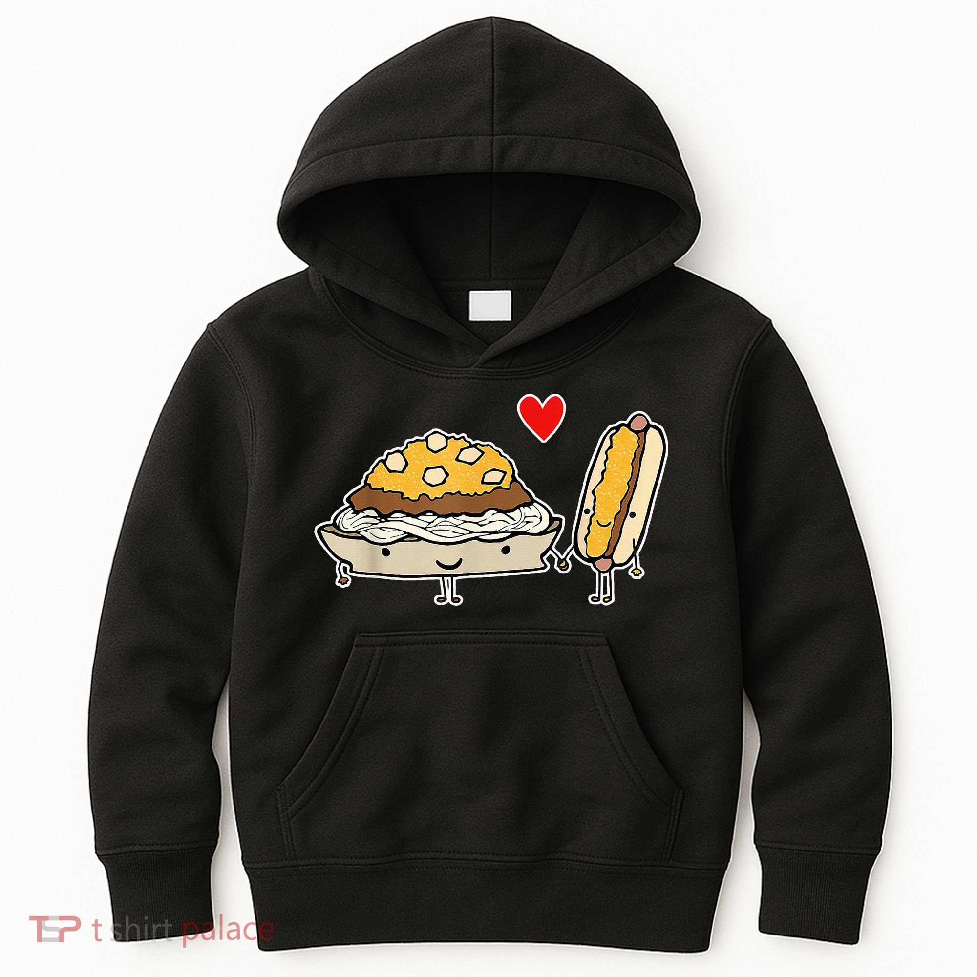 Cincinnati Style Chili 3 Way And Cheese Coney Kids Hoodie