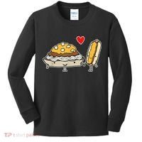 Cincinnati Style Chili 3 Way And Cheese Coney Kids Long Sleeve Shirt thumb 0