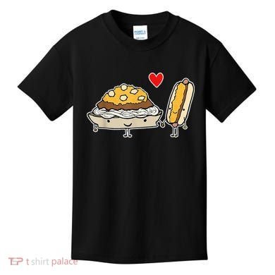 Cincinnati Style Chili 3 Way And Cheese Coney Kids T-Shirt