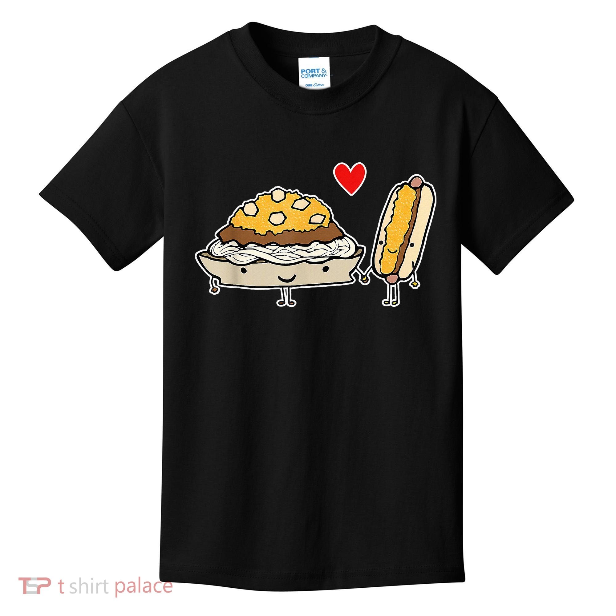 Cincinnati Style Chili 3 Way And Cheese Coney Kids T-Shirt