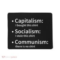 Capitalism Socialism Communism Libertarian Economics Freedom Mousepad thumb 0