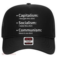 Capitalism Socialism Communism Libertarian Economics Freedom Hat thumb 0