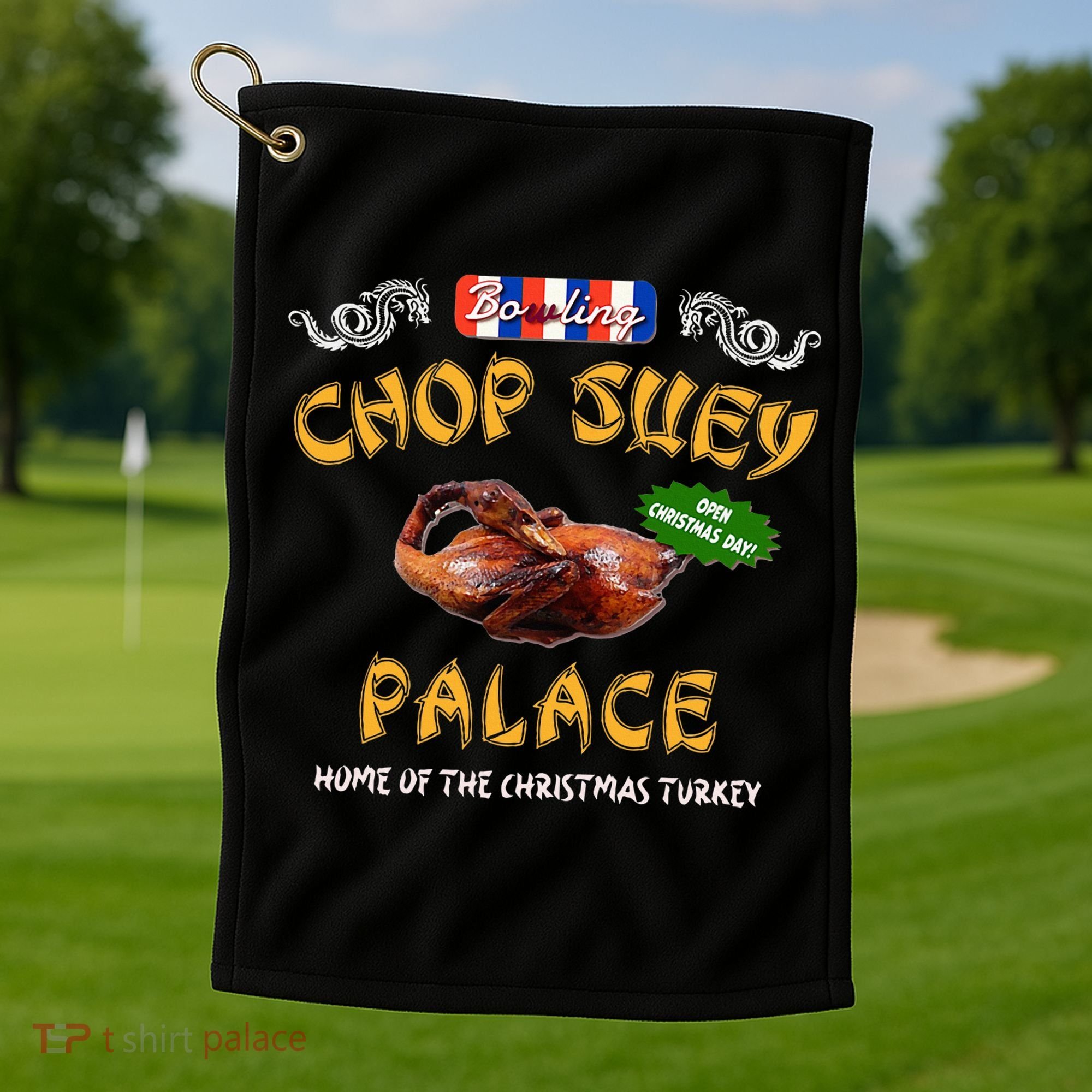 Christmas Story Chop Suey Palace Funny 80s Classic Chinese Golf Towel