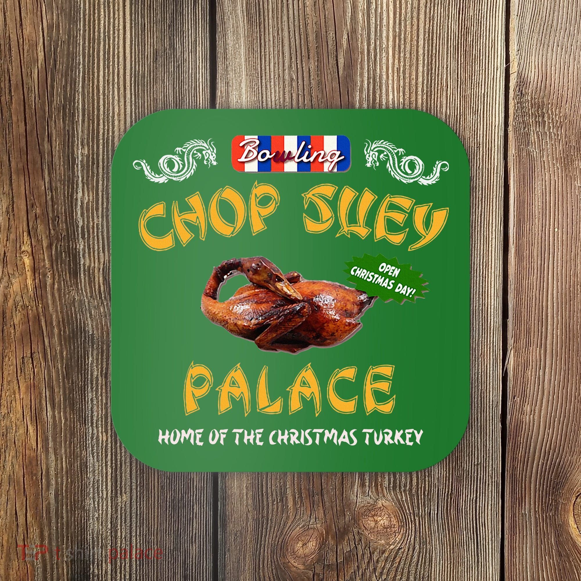 Christmas Story Chop Suey Palace Funny 80s Classic Chinese Coaster