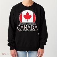 Canadian Shirts Canada Pride Flag North Maple Leaf Eh Gift Women's Sweatshirt thumb 0