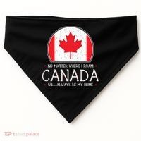 Canadian Shirts Canada Pride Flag North Maple Leaf Eh Gift USA-Made Doggie Bandana thumb 0