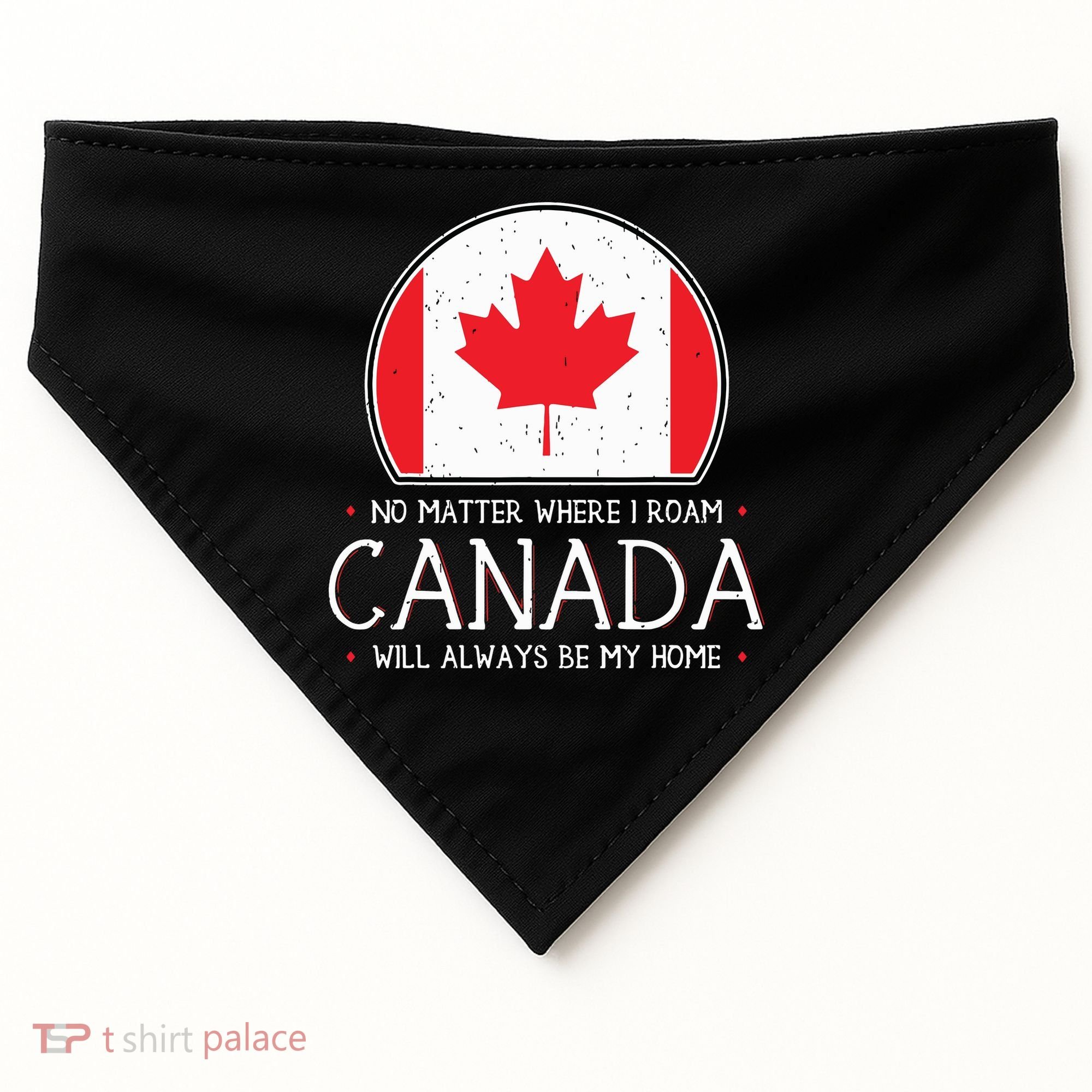 Canadian Shirts Canada Pride Flag North Maple Leaf Eh Gift USA-Made Doggie Bandana