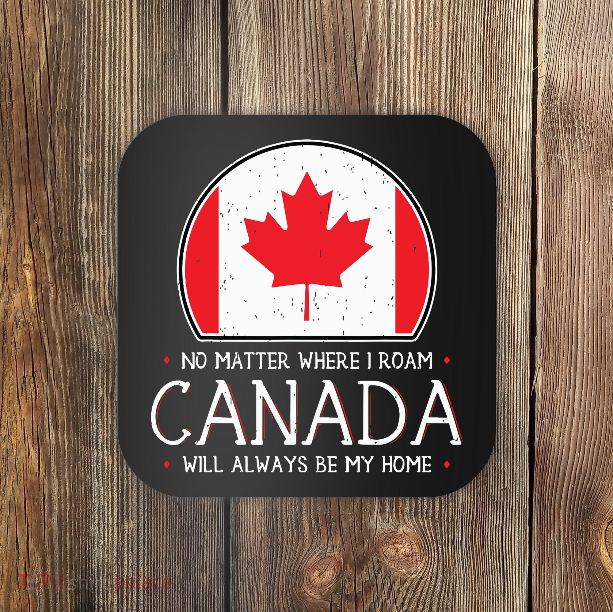 Canadian Shirts Canada Pride Flag North Maple Leaf Eh Gift Coaster