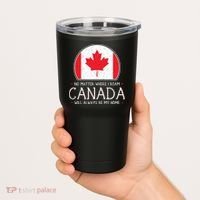Canadian Shirts Canada Pride Flag North Maple Leaf Eh Gift Tumbler thumb 2