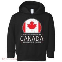 Canadian Shirts Canada Pride Flag North Maple Leaf Eh Gift Toddler Hoodie thumb 0