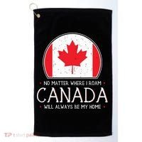 Canadian Shirts Canada Pride Flag North Maple Leaf Eh Gift Golf Towel thumb 0