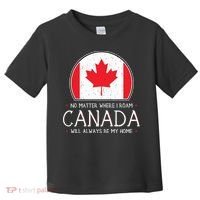 Canadian Shirts Canada Pride Flag North Maple Leaf Eh Gift Toddler T-Shirt thumb 0