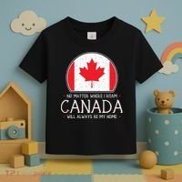 Canadian Shirts Canada Pride Flag North Maple Leaf Eh Gift Toddler T-Shirt thumb 3