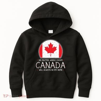 Canadian Shirts Canada Pride Flag North Maple Leaf Eh Gift Kids Hoodie