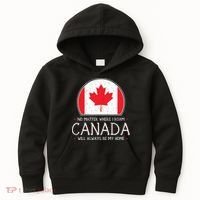 Canadian Shirts Canada Pride Flag North Maple Leaf Eh Gift Kids Hoodie thumb 0