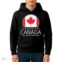 Canadian Shirts Canada Pride Flag North Maple Leaf Eh Gift Kids Hoodie thumb 4