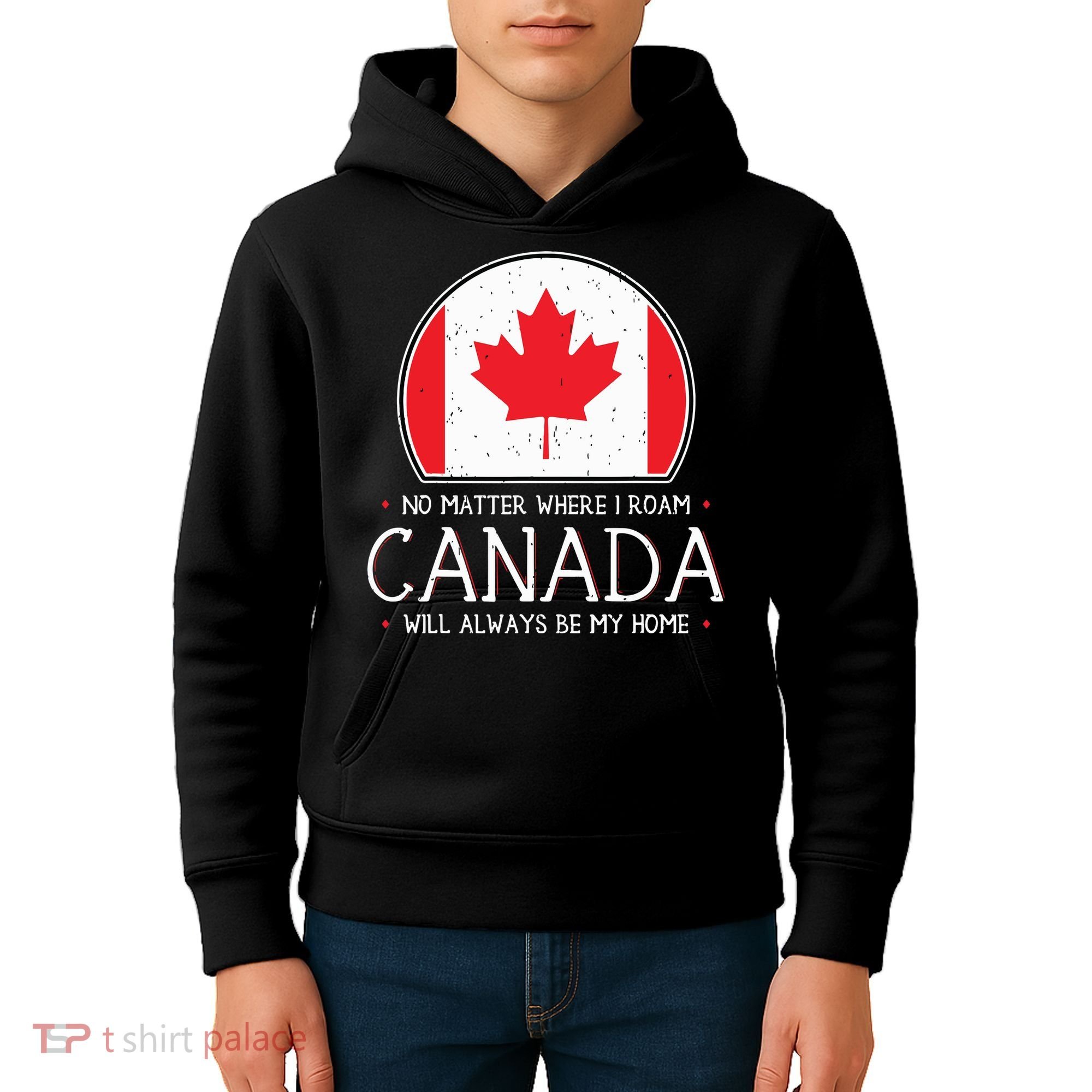 Canadian Shirts Canada Pride Flag North Maple Leaf Eh Gift Kids Hoodie