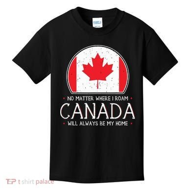 Canadian Shirts Canada Pride Flag North Maple Leaf Eh Gift Kids T-Shirt
