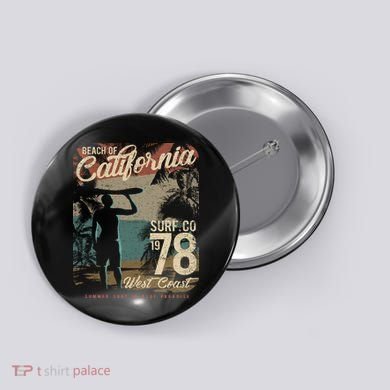 California Surf Button
