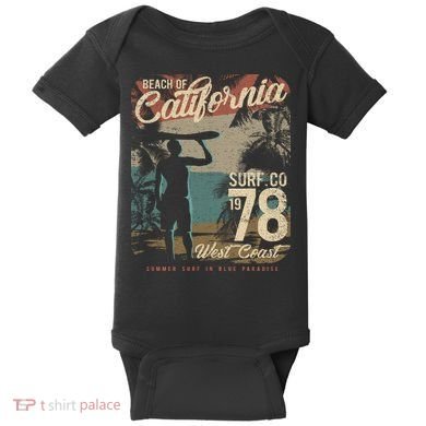 California Surf Baby Bodysuit