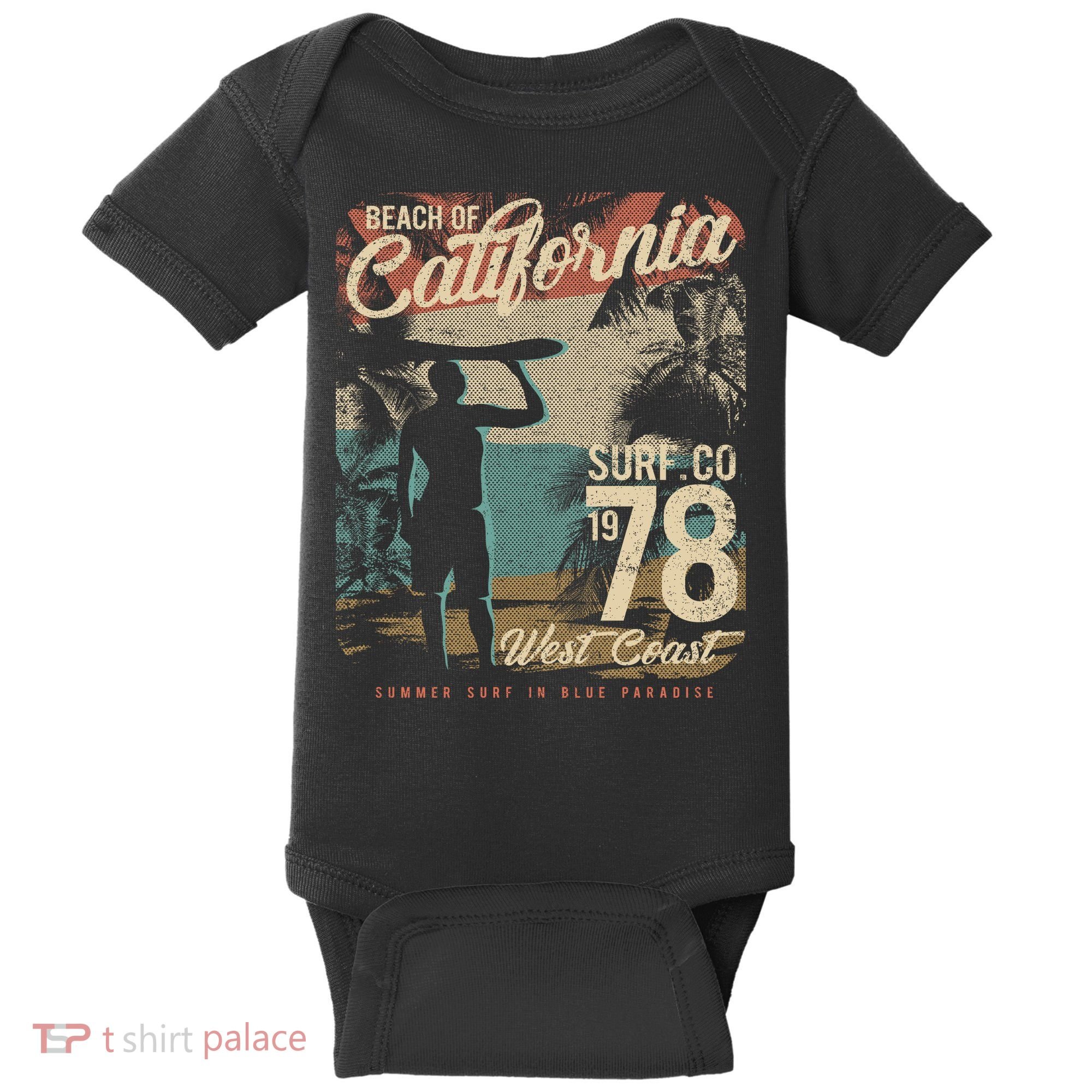 California Surf Baby Bodysuit