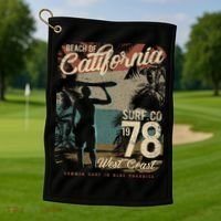 California Surf Golf Towel thumb 1