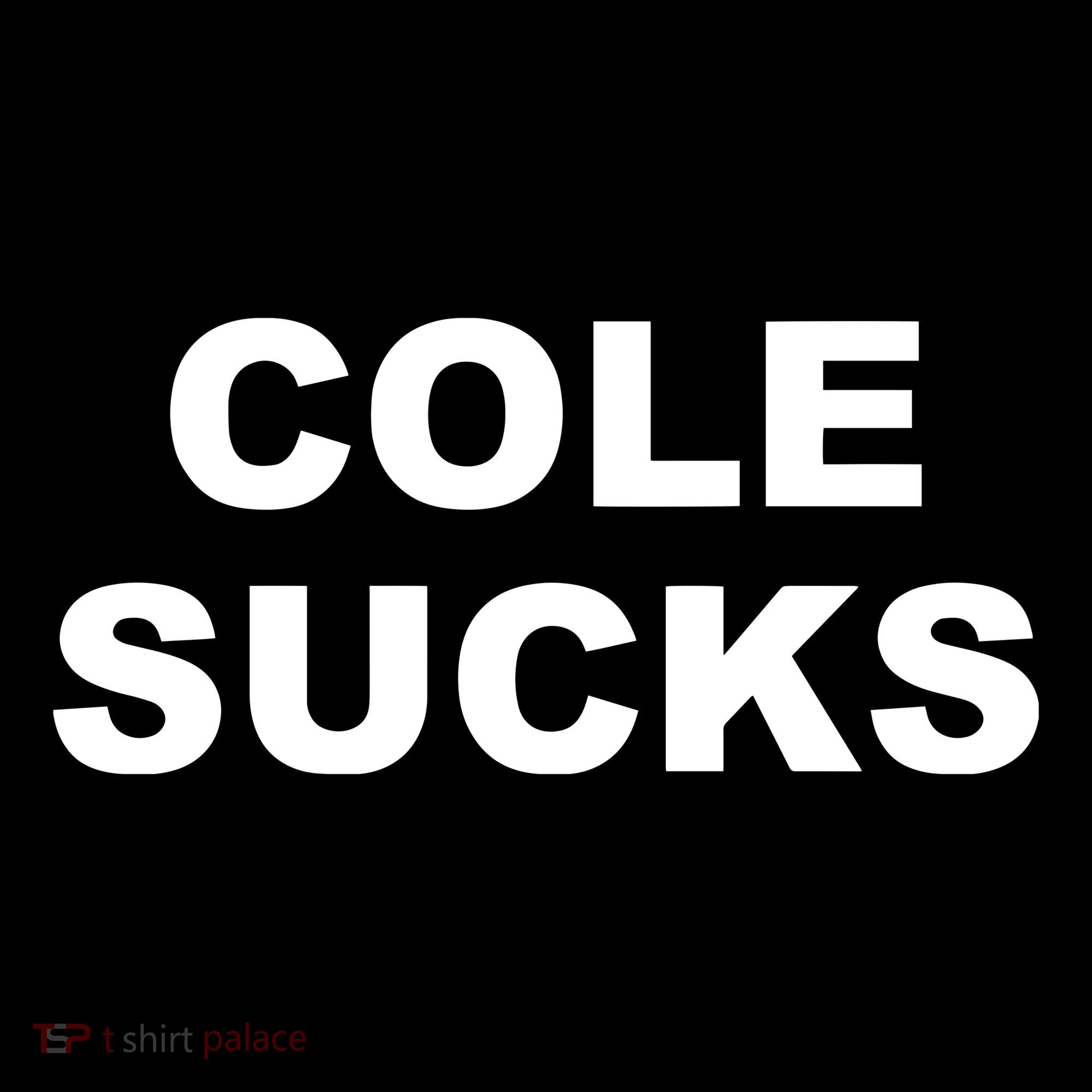 Cole Sucks Tank Top
